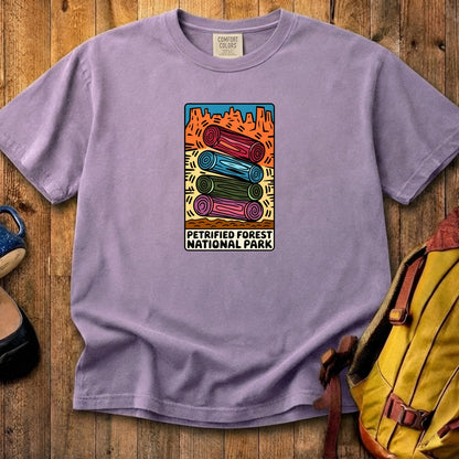 Petrified Forest National Park Logs Cotton T-Shirt