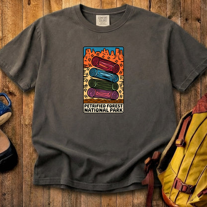 Petrified Forest National Park Logs Cotton T-Shirt