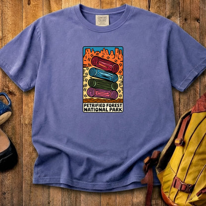 Petrified Forest National Park Logs Cotton T-Shirt