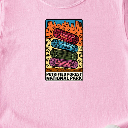 Petrified Forest National Park Logs Kids Cotton T-Shirt