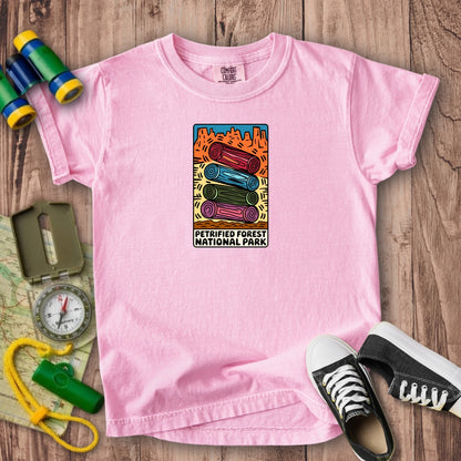 Petrified Forest National Park Logs Kids Cotton T-Shirt