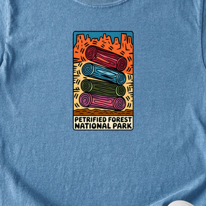 Petrified Forest National Park Logs Kids Cotton T-Shirt