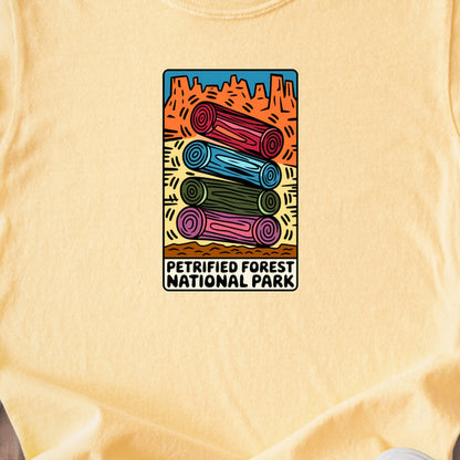 Petrified Forest National Park Logs Kids Cotton T-Shirt