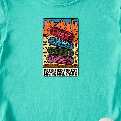 Petrified Forest National Park Logs Kids Cotton T-Shirt
