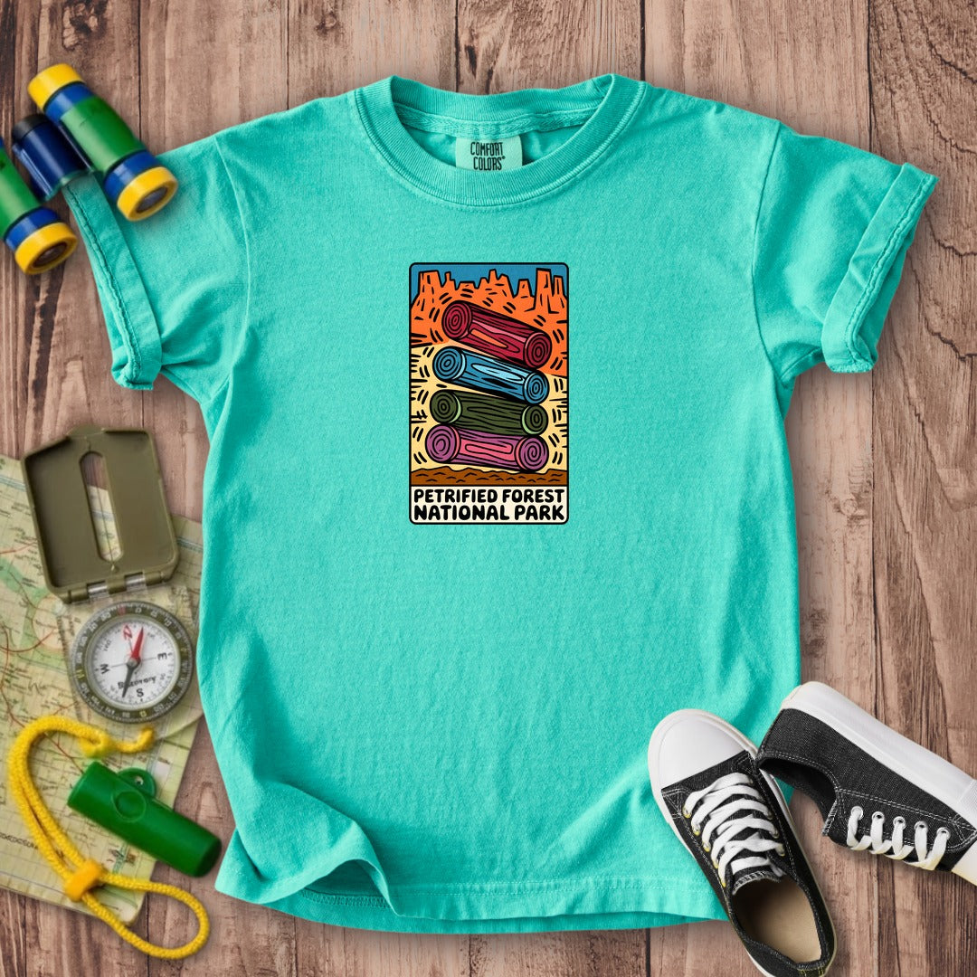 Petrified Forest National Park Logs Kids Cotton T-Shirt