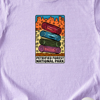 Petrified Forest National Park Logs Kids Cotton T-Shirt