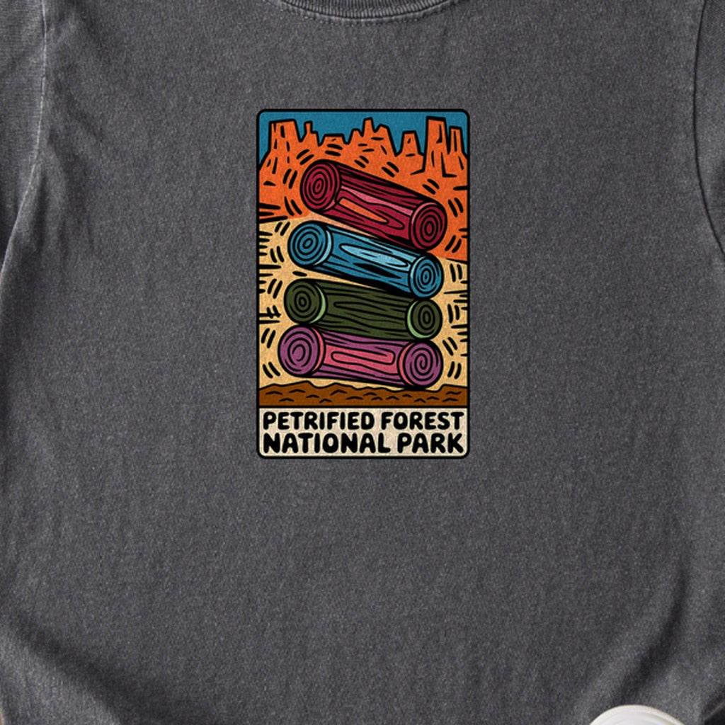 Petrified Forest National Park Logs Kids Cotton T-Shirt