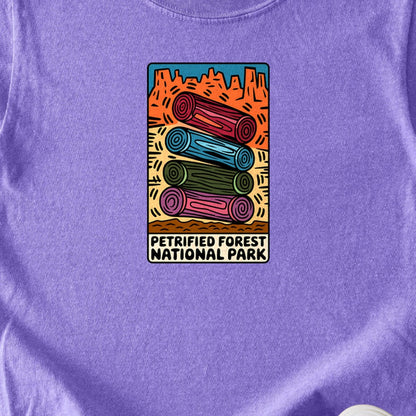 Petrified Forest National Park Logs Kids Cotton T-Shirt