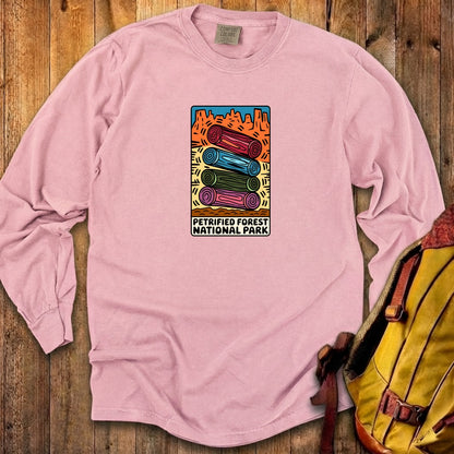 Petrified Forest National Park Logs Cotton Long Sleeve