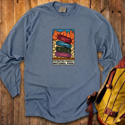 Petrified Forest National Park Logs Cotton Long Sleeve