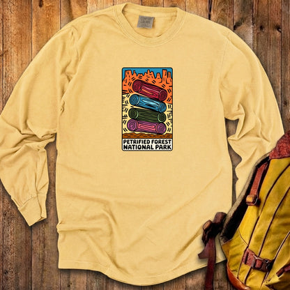 Petrified Forest National Park Logs Cotton Long Sleeve