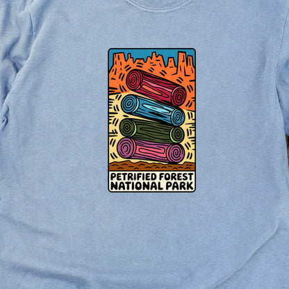 Petrified Forest National Park Logs Cotton Long Sleeve