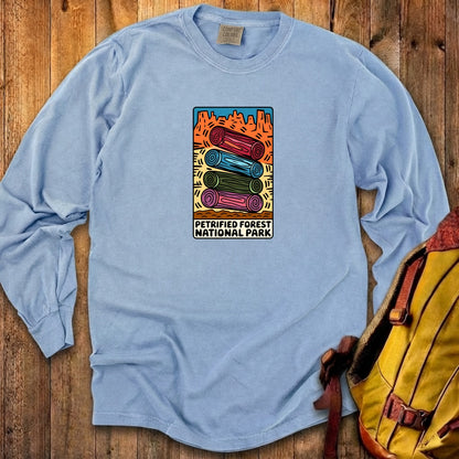 Petrified Forest National Park Logs Cotton Long Sleeve