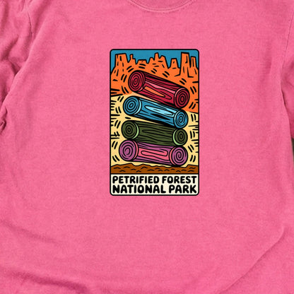 Petrified Forest National Park Logs Cotton Long Sleeve