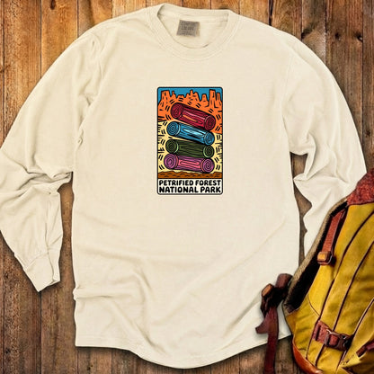 Petrified Forest National Park Logs Cotton Long Sleeve