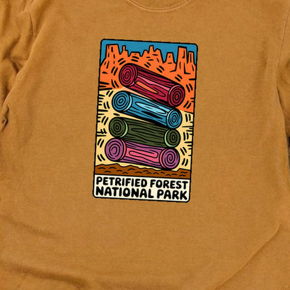 Petrified Forest National Park Logs Cotton Long Sleeve
