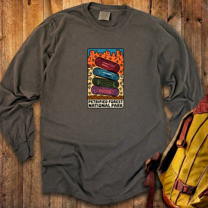 Petrified Forest National Park Logs Cotton Long Sleeve
