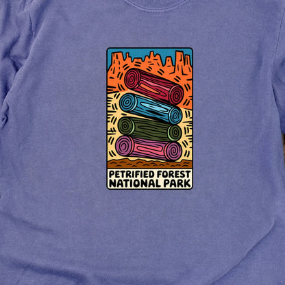 Petrified Forest National Park Logs Cotton Long Sleeve