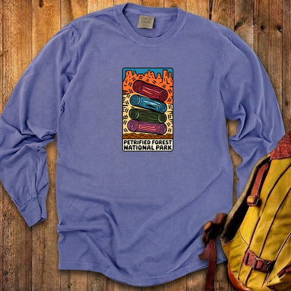 Petrified Forest National Park Logs Cotton Long Sleeve