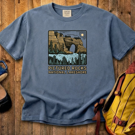 Pictured Rocks National Lakeshore Cotton T-Shirt