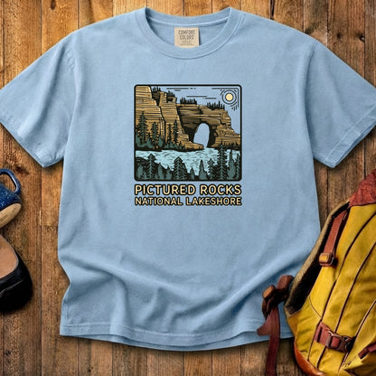 Pictured Rocks National Lakeshore Cotton T-Shirt