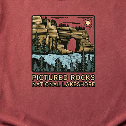 Pictured Rocks National Lakeshore Cotton T-Shirt