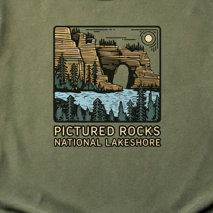 Pictured Rocks National Lakeshore Cotton T-Shirt