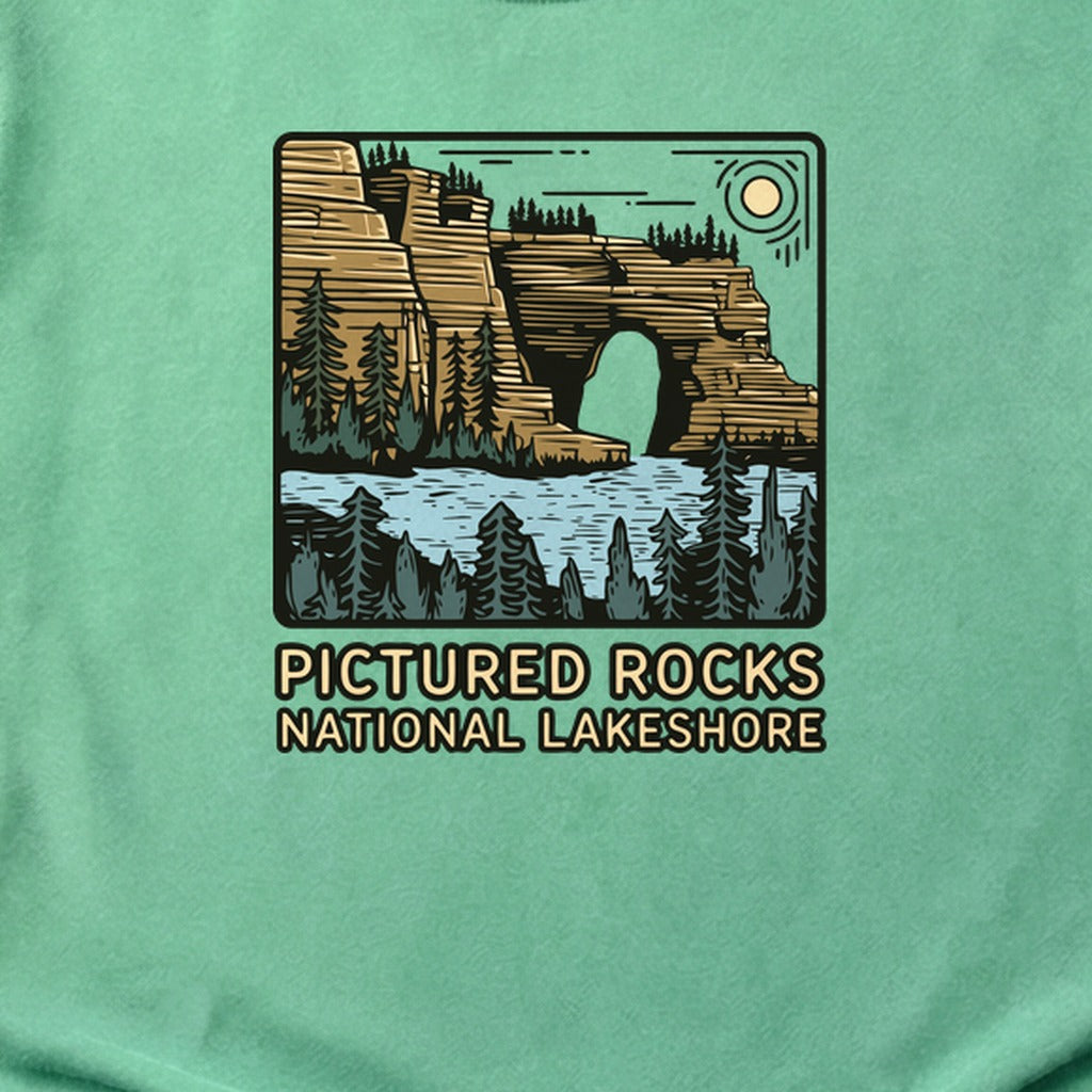 Pictured Rocks National Lakeshore Cotton T-Shirt