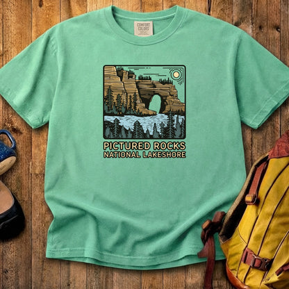Pictured Rocks National Lakeshore Cotton T-Shirt