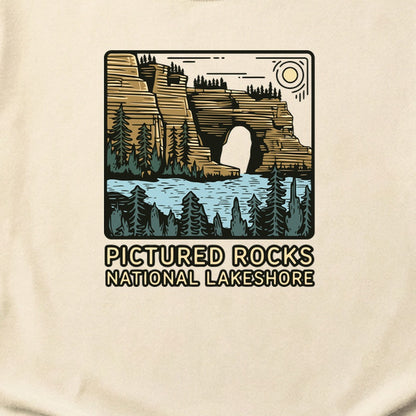 Pictured Rocks National Lakeshore Cotton T-Shirt
