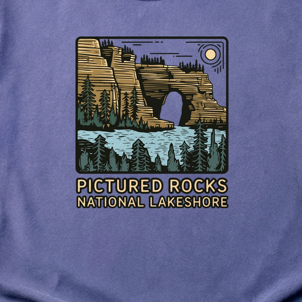 Pictured Rocks National Lakeshore Cotton T-Shirt