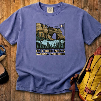 Pictured Rocks National Lakeshore Cotton T-Shirt