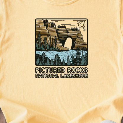Pictured Rocks National Lakeshore Kids Cotton T-Shirt