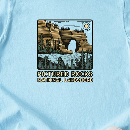 Pictured Rocks National Lakeshore Kids Cotton T-Shirt