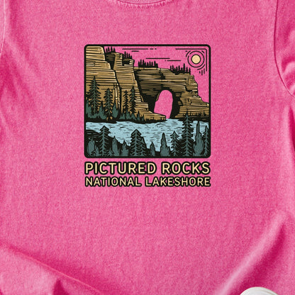Pictured Rocks National Lakeshore Kids Cotton T-Shirt