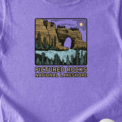 Pictured Rocks National Lakeshore Kids Cotton T-Shirt