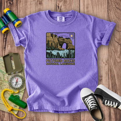 Pictured Rocks National Lakeshore Kids Cotton T-Shirt