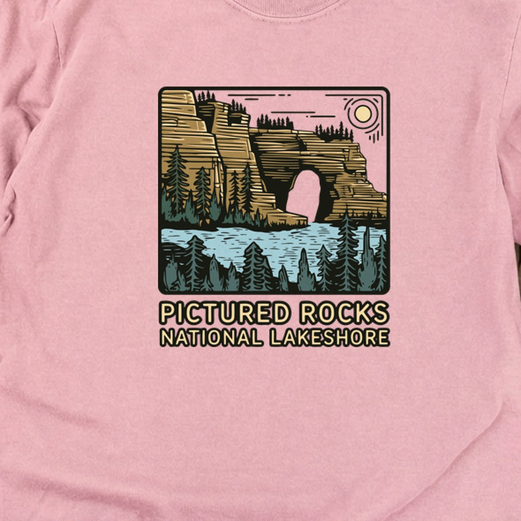 Pictured Rocks National Lakeshore Cotton Long Sleeve