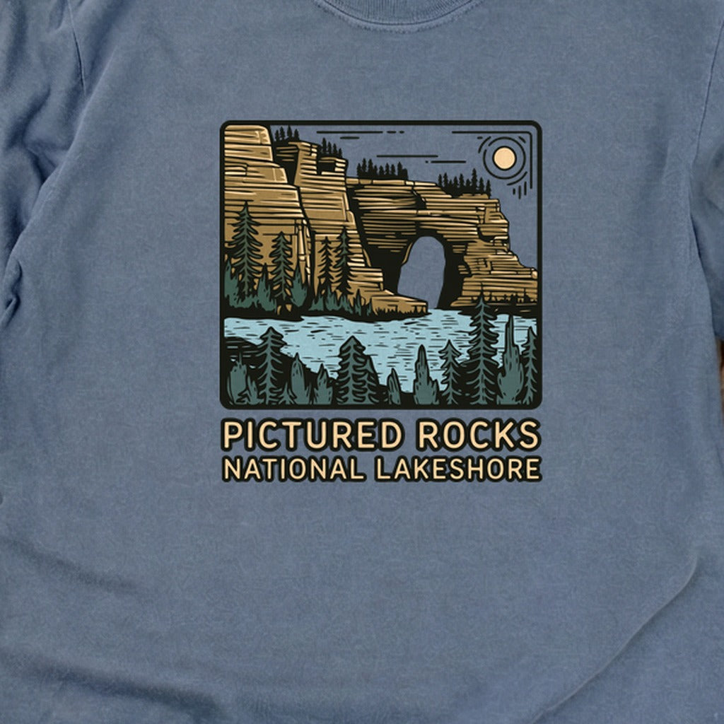 Pictured Rocks National Lakeshore Cotton Long Sleeve