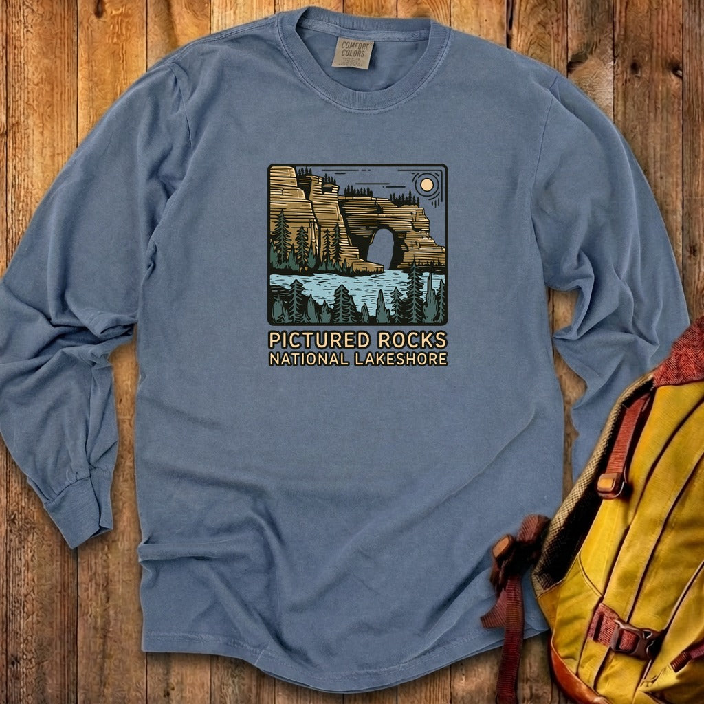 Pictured Rocks National Lakeshore Cotton Long Sleeve