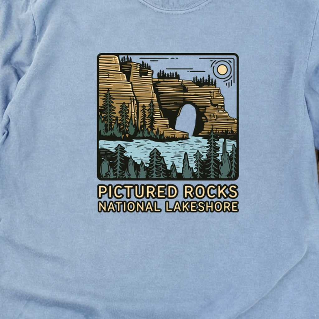 Pictured Rocks National Lakeshore Cotton Long Sleeve