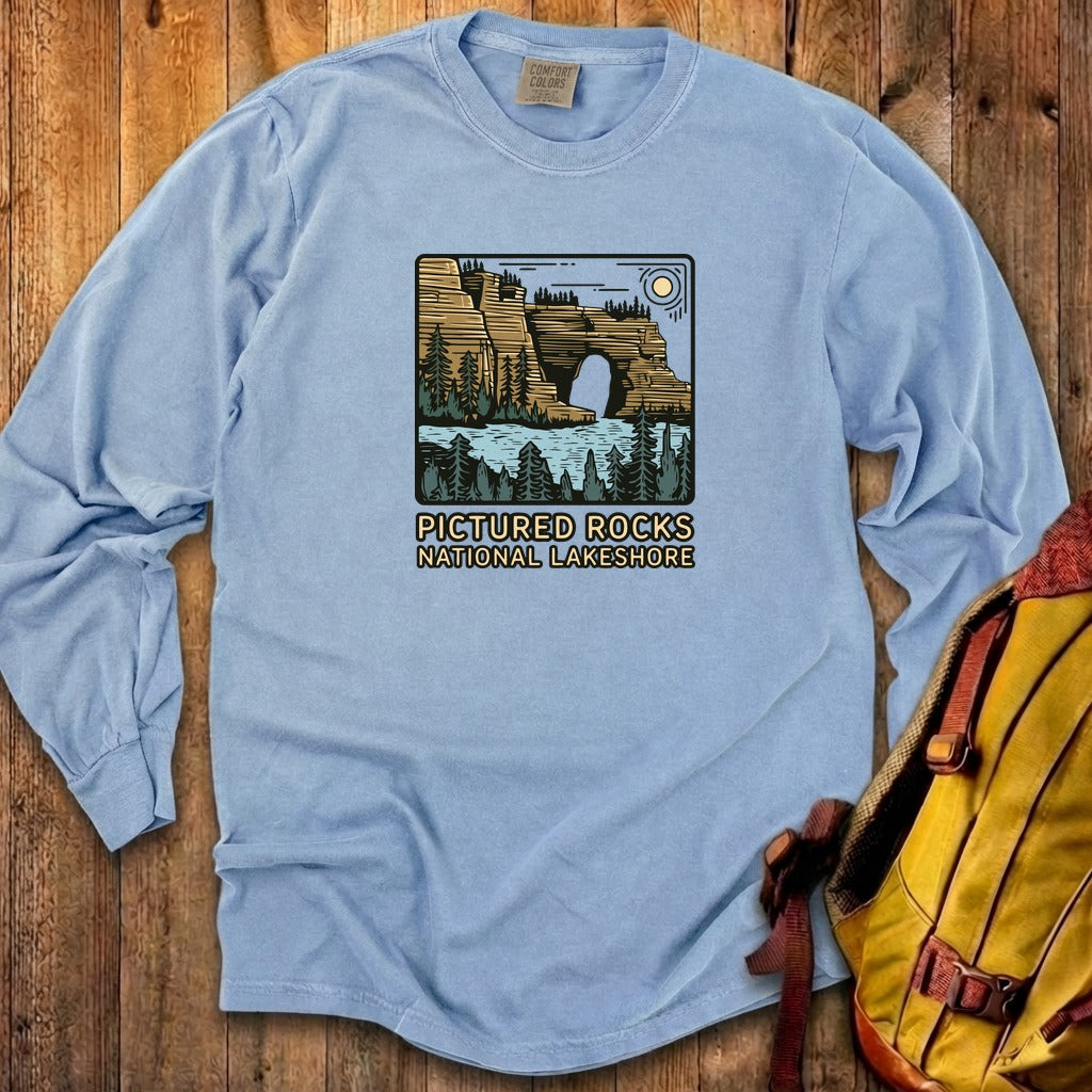 Pictured Rocks National Lakeshore Cotton Long Sleeve