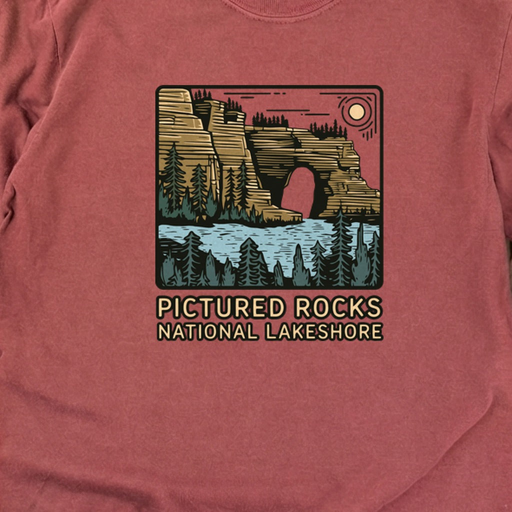Pictured Rocks National Lakeshore Cotton Long Sleeve