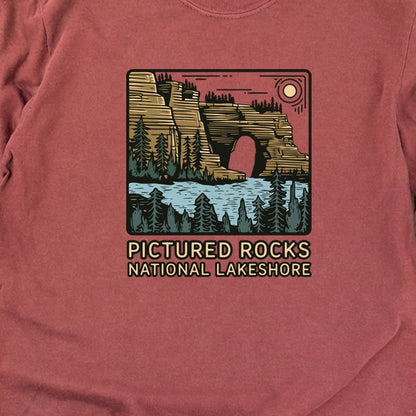 Pictured Rocks National Lakeshore Cotton Long Sleeve