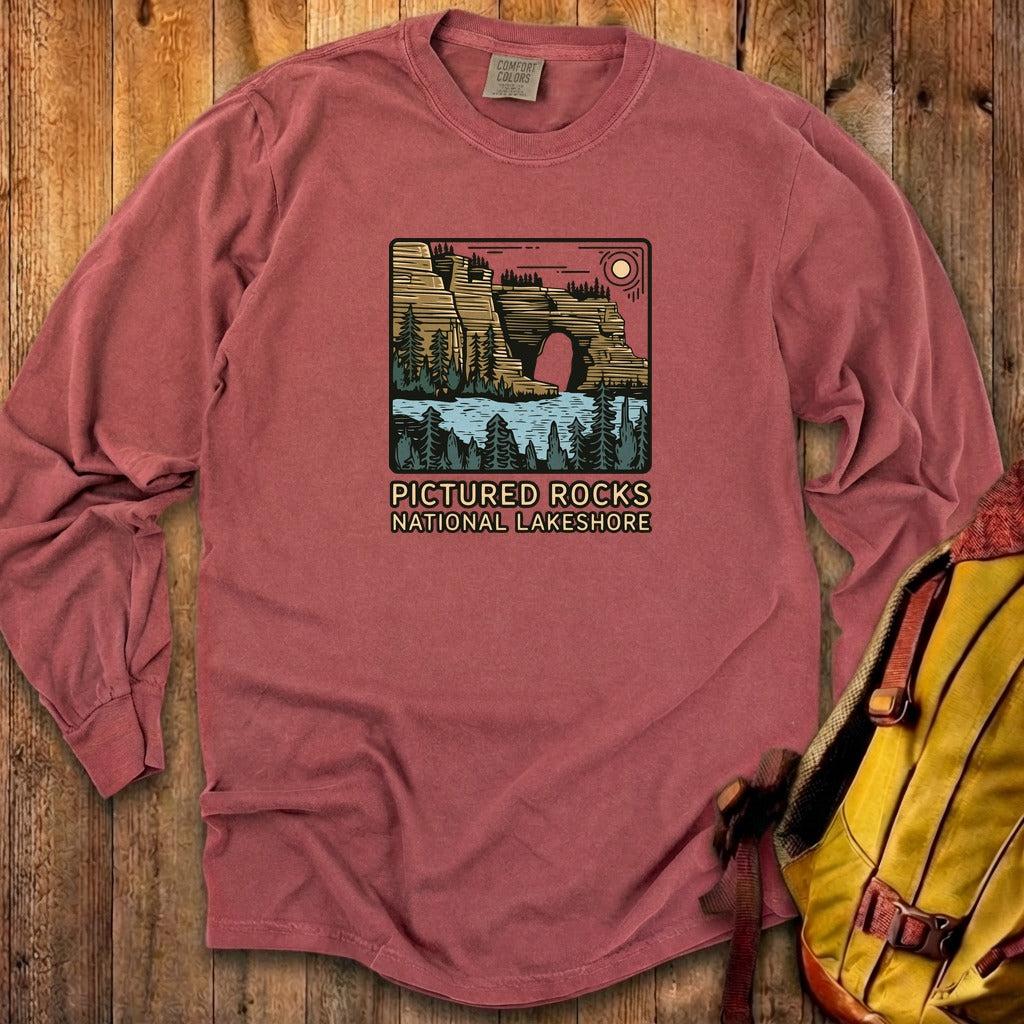 Pictured Rocks National Lakeshore Cotton Long Sleeve