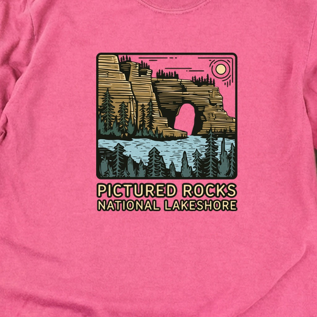 Pictured Rocks National Lakeshore Cotton Long Sleeve