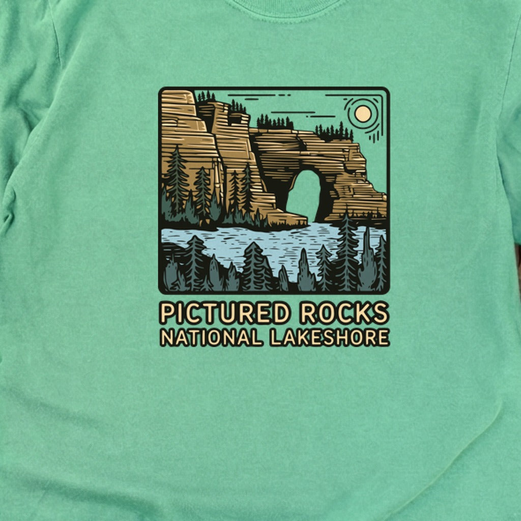 Pictured Rocks National Lakeshore Cotton Long Sleeve