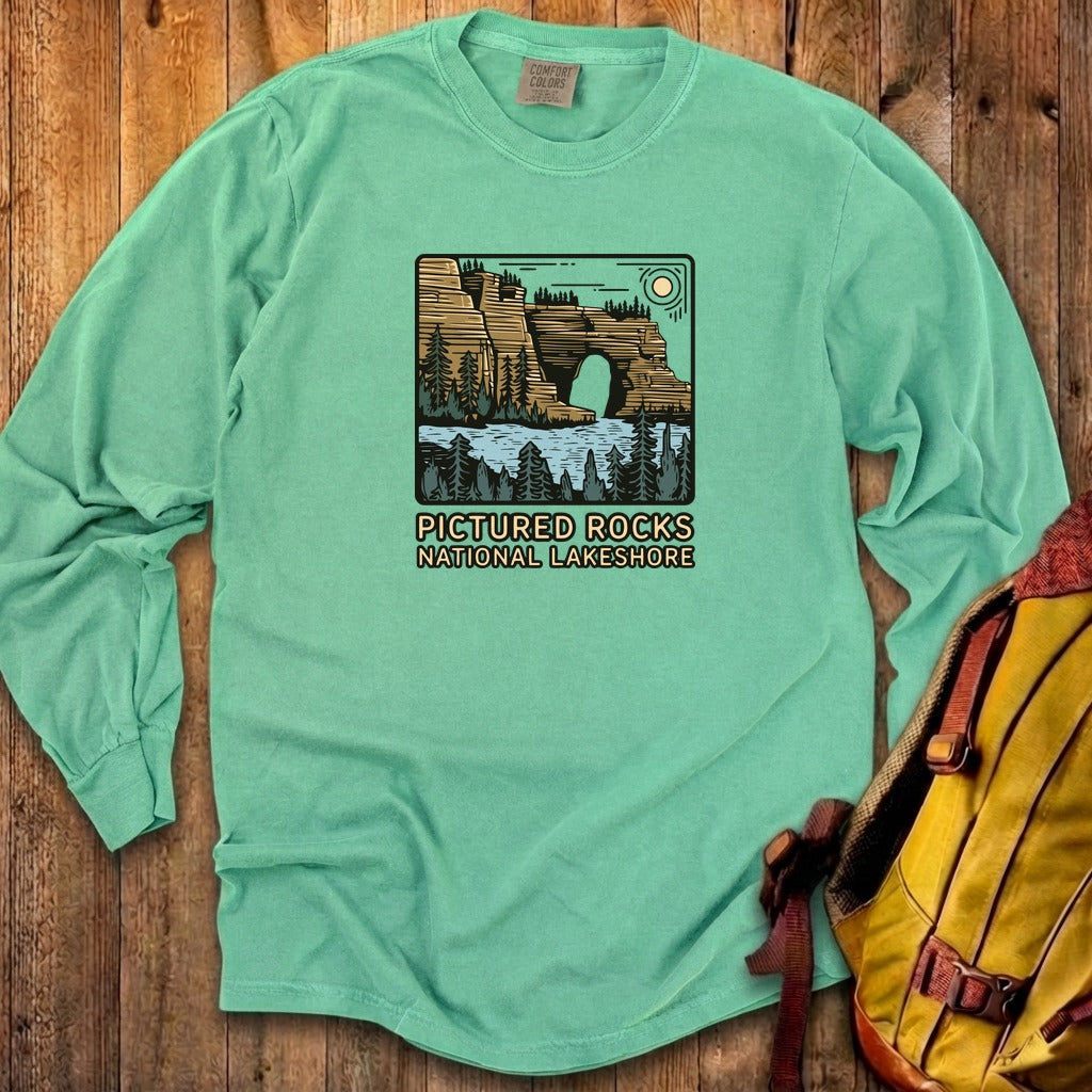 Pictured Rocks National Lakeshore Cotton Long Sleeve