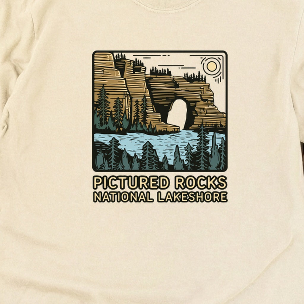 Pictured Rocks National Lakeshore Cotton Long Sleeve