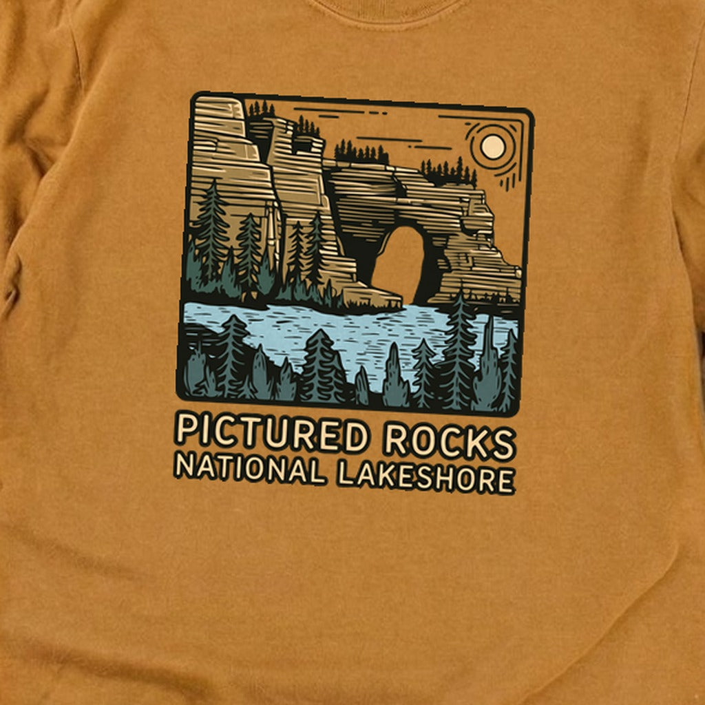 Pictured Rocks National Lakeshore Cotton Long Sleeve